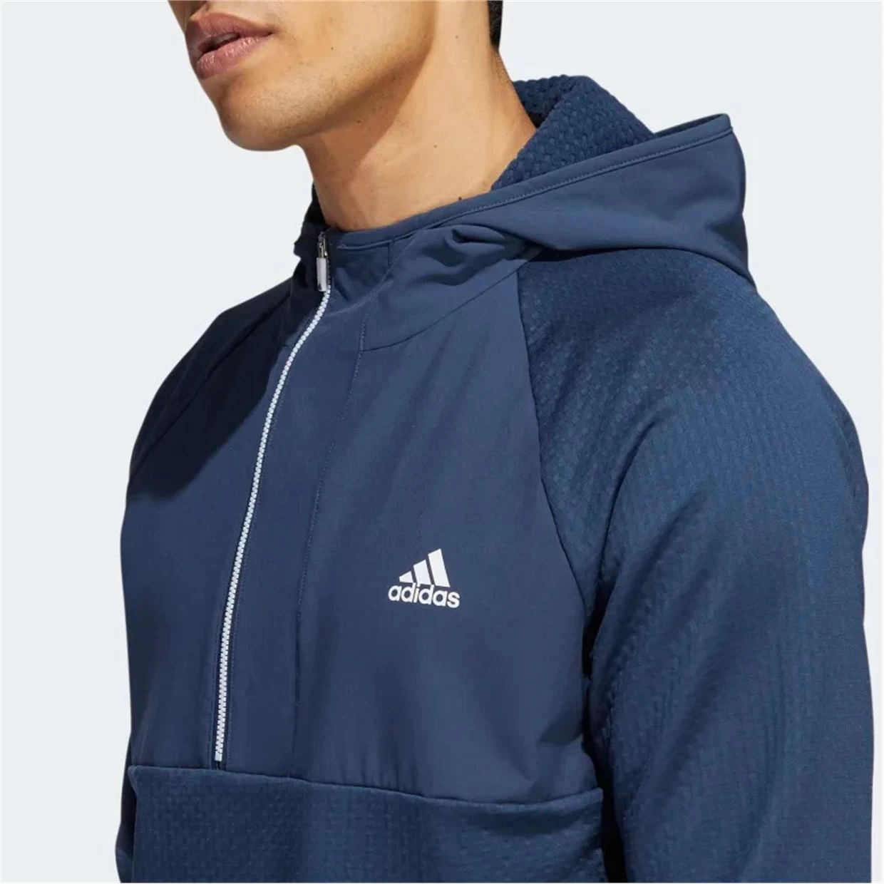 Adidas Fleece Anorak 1/4 Zip Outerwear Pullover Golf Apparel 8 Adidas Fleece Anorak 1/4 Zip Outerwear Pullover Golf Apparel - Image 6