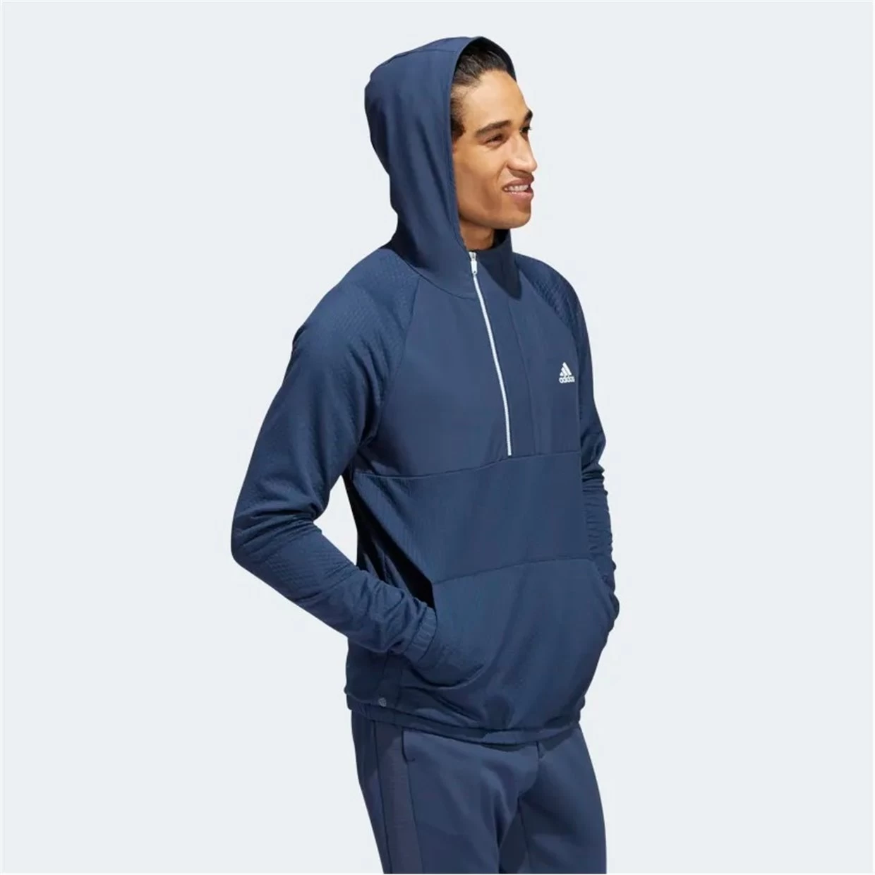 Adidas Fleece Anorak 1/4 Zip Outerwear Pullover Golf Apparel 9 Adidas Fleece Anorak 1/4 Zip Outerwear Pullover Golf Apparel - Image 7