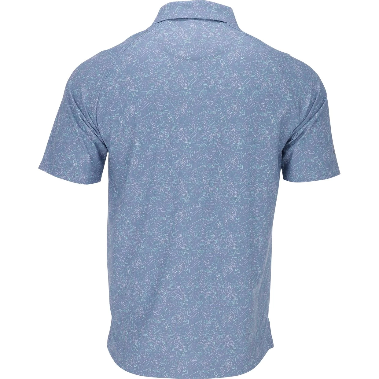 Callaway All-Over Abstract Novelty Print Shirt Polo Short Sleeve Golf Apparel 4 Callaway All-Over Abstract Novelty Print Shirt Polo Short Sleeve Golf Apparel - Image 2