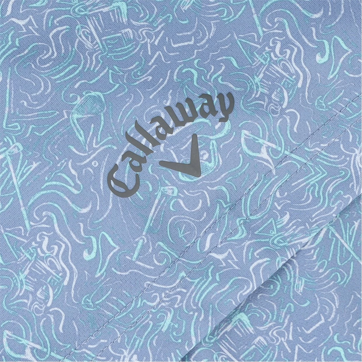 Callaway All-Over Abstract Novelty Print Shirt Polo Short Sleeve Golf Apparel 6 Callaway All-Over Abstract Novelty Print Shirt Polo Short Sleeve Golf Apparel - Image 4