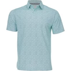 Callaway All-Over Micro Conversational Print Shirt Polo Short Sleeve Golf Apparel