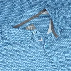Callaway All-Over Trademark Artisan Chev Print Shirt Polo Short Sleeve Golf Apparel -Golf Store callaway all over trademark artisan chev print shirt 3