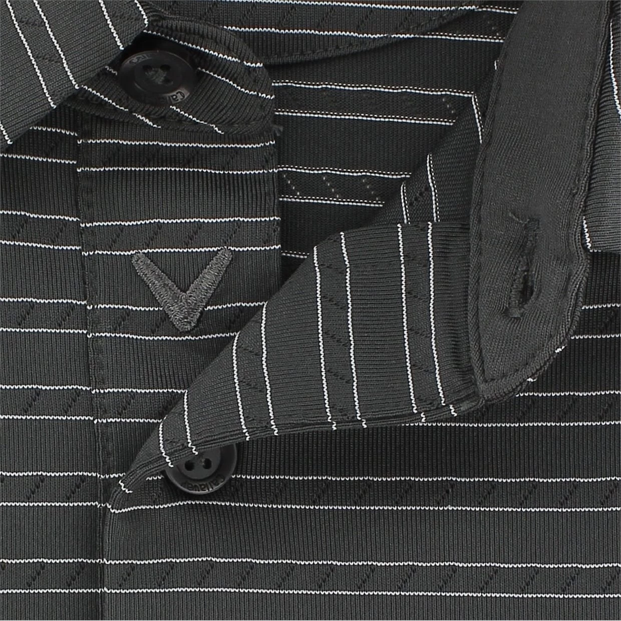 Callaway Fine Line Ventilated Stripe Shirt Polo Short Sleeve Golf Apparel 7 Callaway Fine Line Ventilated Stripe Shirt Polo Short Sleeve Golf Apparel - Image 5