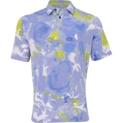 Callaway Thermal Dye Print Shirt Polo Short Sleeve Golf Apparel