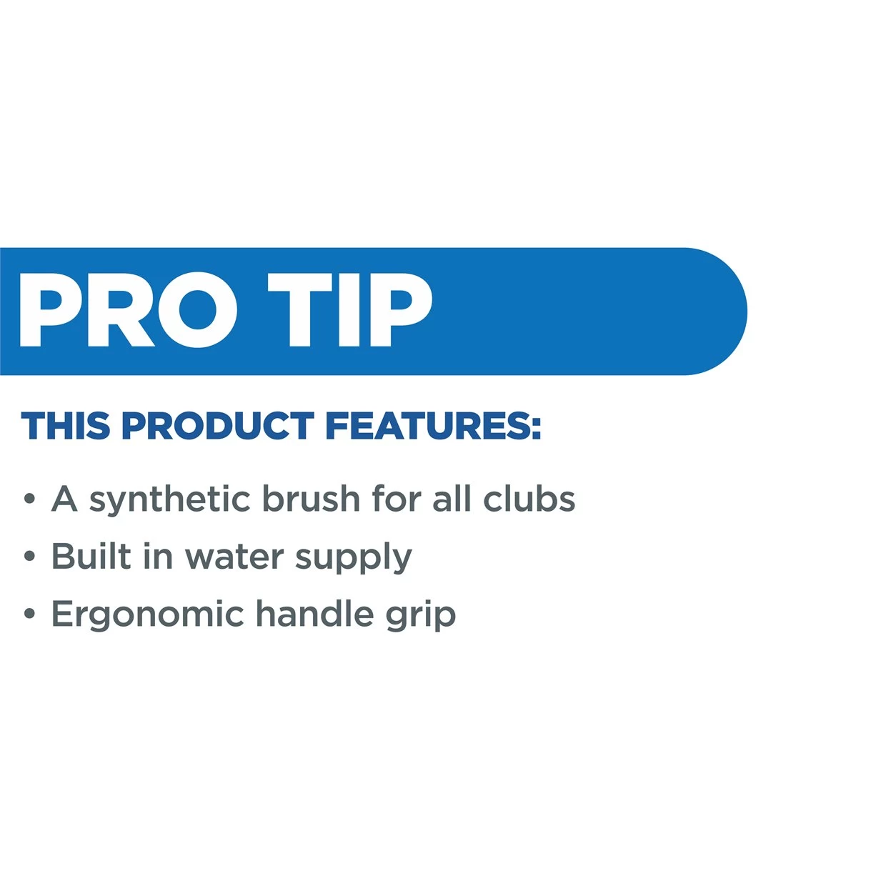 Divot Compact Aqua Cleaning Brush Bag/Cart Accessories 4 Divot Compact Aqua Cleaning Brush Bag/Cart Accessories - Image 2