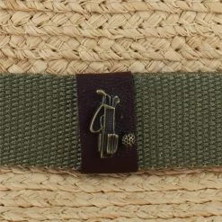 Dorfman Pacific Scala Raffia Collection Driver Headwear Straw Hat Golf Apparel -Golf Store dorfman pacific scala raffia collection driver headwear 2