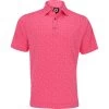 FootJoy Painted Floral Lisle Self Collar Shirt Polo Short Sleeve Golf Apparel -Golf Store footjoy painted floral lisle self collar shirt