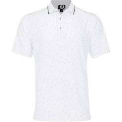 FootJoy Push Play Print Lisle Previous Season Apparel Style Shirt Polo Short Sleeve Golf Apparel
