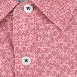 FootJoy Spiral Line Print Lisle Self Collar Polo Shirt Polo Short Sleeve Golf Apparel -Golf Store footjoy spiral line print lisle self collar polo shirt 4