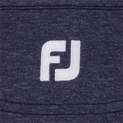 FootJoy Tour Logo Heather Yoke Half Zip Mid-Layer Outerwear Pullover Golf Apparel -Golf Store footjoy tour logo heather yoke half zip mid layer outerwear 3