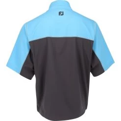 FootJoy Tour Logo Sport Short Sleeve Wind Shirt Outerwear Wind Jacket Golf Apparel -Golf Store footjoy tour logo sport short sleeve wind shirt outerwear 1