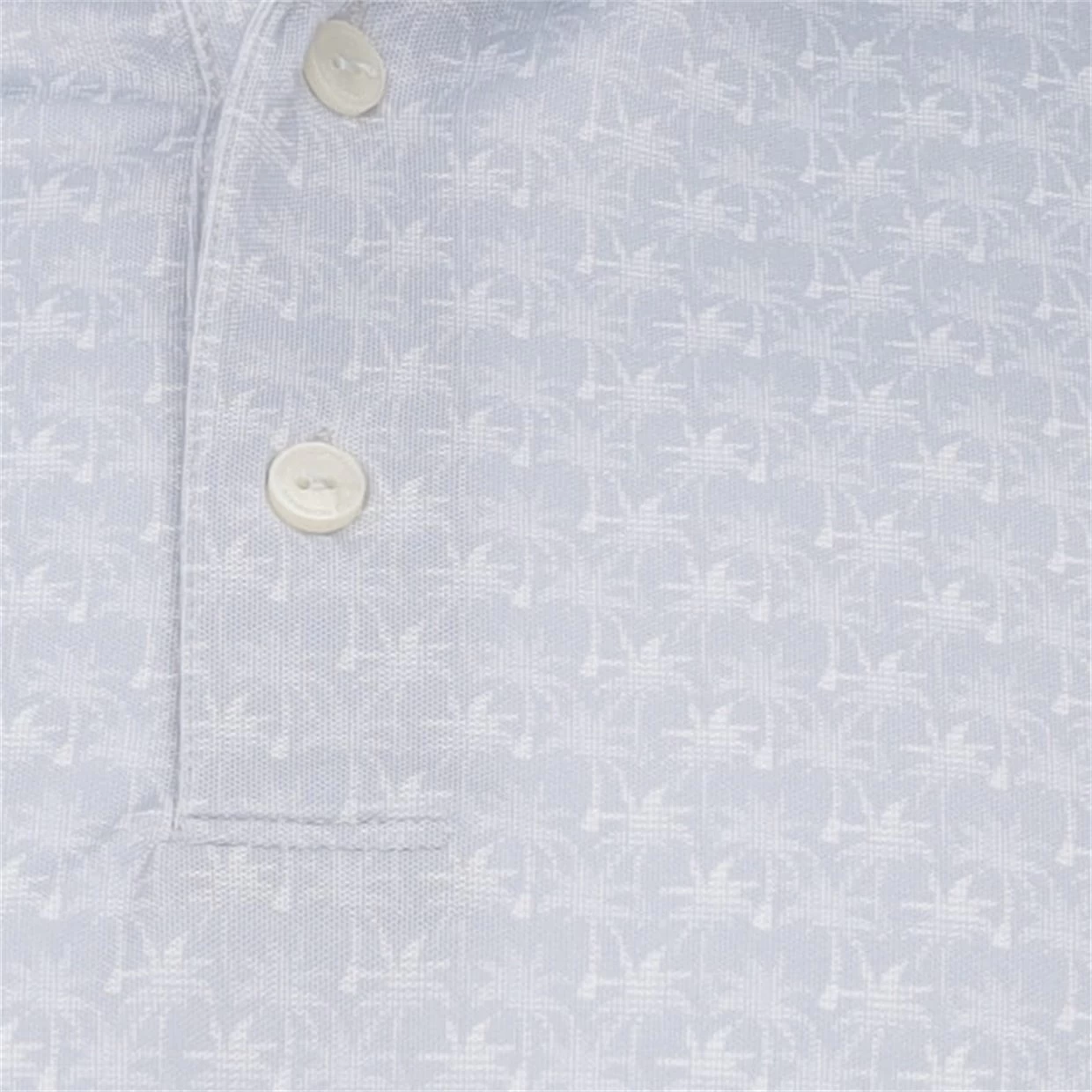 Greg Norman Freedom Micro Pique Palm Print Shirt Polo Short Sleeve Golf Apparel 7 Greg Norman Freedom Micro Pique Palm Print Shirt Polo Short Sleeve Golf Apparel - Image 5