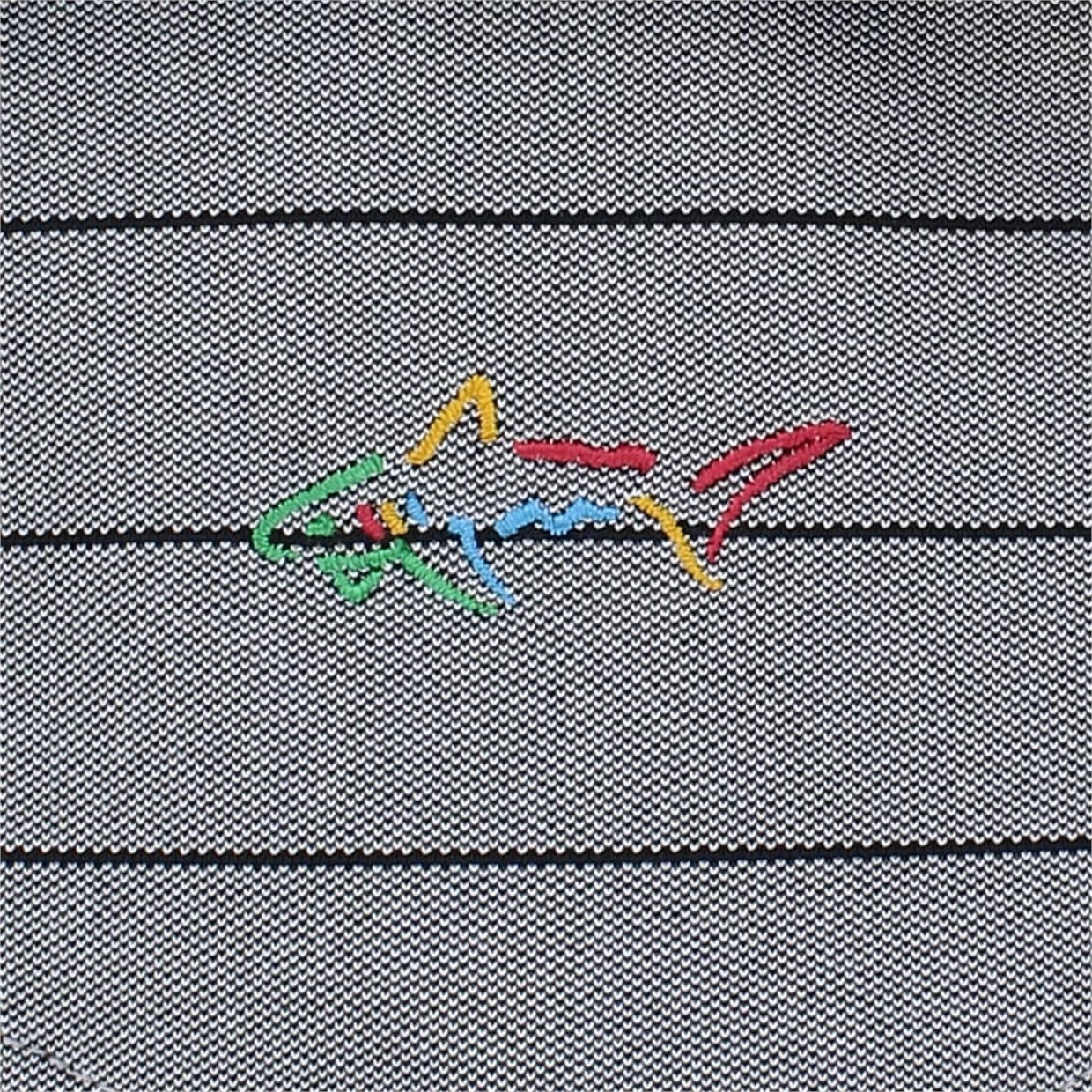 Greg Norman Freedom Micro Pique Stripe Shirt Polo Short Sleeve Golf Apparel 6 Greg Norman Freedom Micro Pique Stripe Shirt Polo Short Sleeve Golf Apparel - Image 4