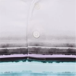 Greg Norman Tidal Stripe ML75 Shirt Polo Short Sleeve Golf Apparel 11 Greg Norman Tidal Stripe ML75 Shirt Polo Short Sleeve Golf Apparel -Golf Store greg norman tidal stripe ml75 shirt 4