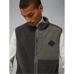 J.Lindeberg J. Lindeberg Zeke Pile Mid Layer Outerwear Vest Golf Apparel -Golf Store j lindeberg zeke pile mid layer outerwear 5