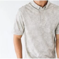 Linksoul Leaflet Print Oxford Shirt Polo Short Sleeve Golf Apparel -Golf Store linksoul leaflet print oxford shirt 2