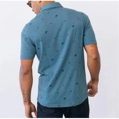 Linksoul Songbird Print Anza Button Down Shirt Dress Golf Apparel -Golf Store linksoul songbird print anza button down shirt 3