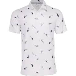 Puma Cloudspun Chords Shirt Polo Short Sleeve Golf Apparel