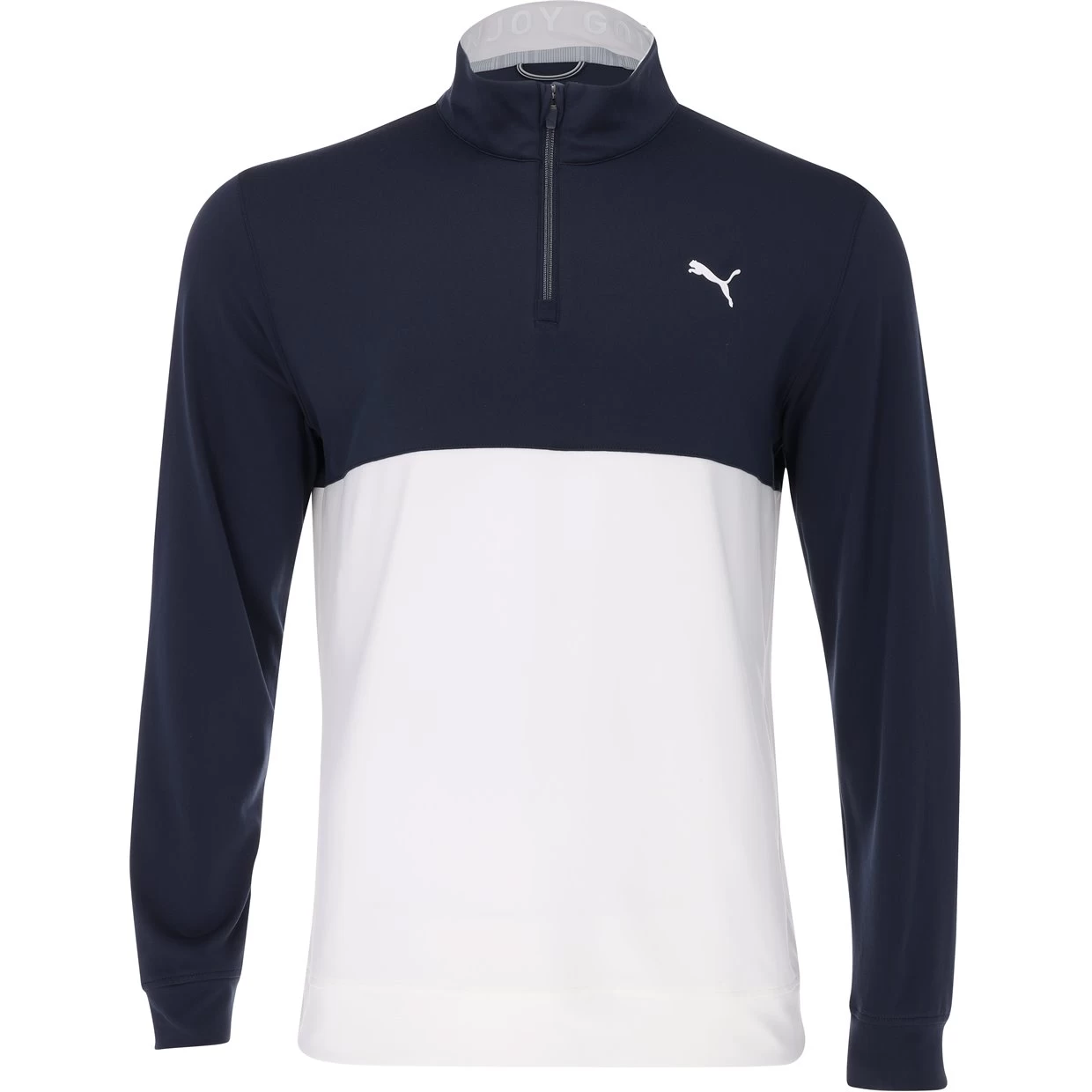 Puma Gamer Colorblock 1/4 Zip Outerwear Pullover Golf Apparel 3 Puma Gamer Colorblock 1/4 Zip Outerwear Pullover Golf Apparel