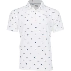 Puma Mattr Pouring Buckets Shirt Polo Short Sleeve Golf Apparel