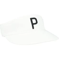 Puma P Adjustable Headwear Visor Golf Apparel