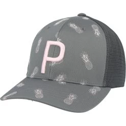 Puma Pineapples Trucker P Headwear Cap Golf Apparel 11 Puma Pineapples Trucker P Headwear Cap Golf Apparel -Golf Store puma pineapples trucker p headwear 4