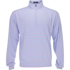 Turtleson Bowen Stripe Oxford 1/4 Zip Outerwear Pullover Golf Apparel