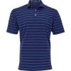 Turtleson Bruce Stripe Performance Shirt Polo Short Sleeve Golf Apparel