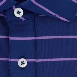 Turtleson Bruce Stripe Performance Shirt Polo Short Sleeve Golf Apparel 9 Turtleson Bruce Stripe Performance Shirt Polo Short Sleeve Golf Apparel -Golf Store turtleson bruce stripe performance shirt 3