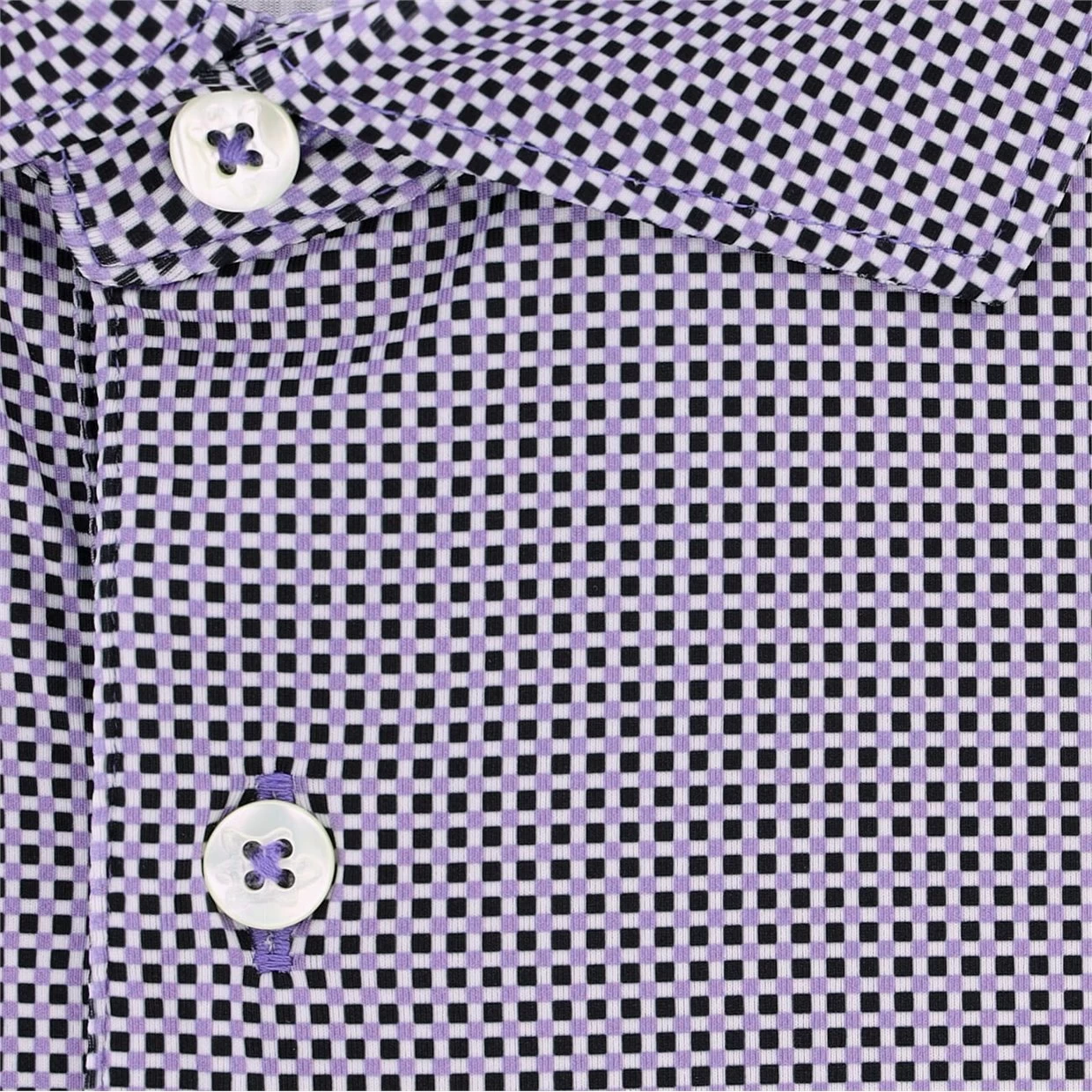 Turtleson Checker Jacquard Performance Shirt Polo Short Sleeve Golf Apparel 6 Turtleson Checker Jacquard Performance Shirt Polo Short Sleeve Golf Apparel - Image 4