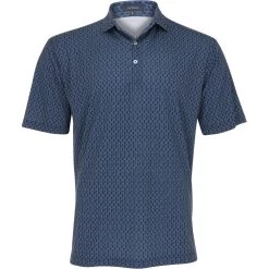 Turtleson Victor Floral Performance Shirt Polo Short Sleeve Golf Apparel