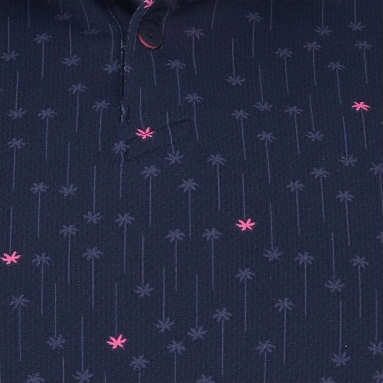 Under Armour Iso-Chill Palm Dash Print Shirt Polo Short Sleeve Golf Apparel 6 Under Armour Iso-Chill Palm Dash Print Shirt Polo Short Sleeve Golf Apparel - Image 4