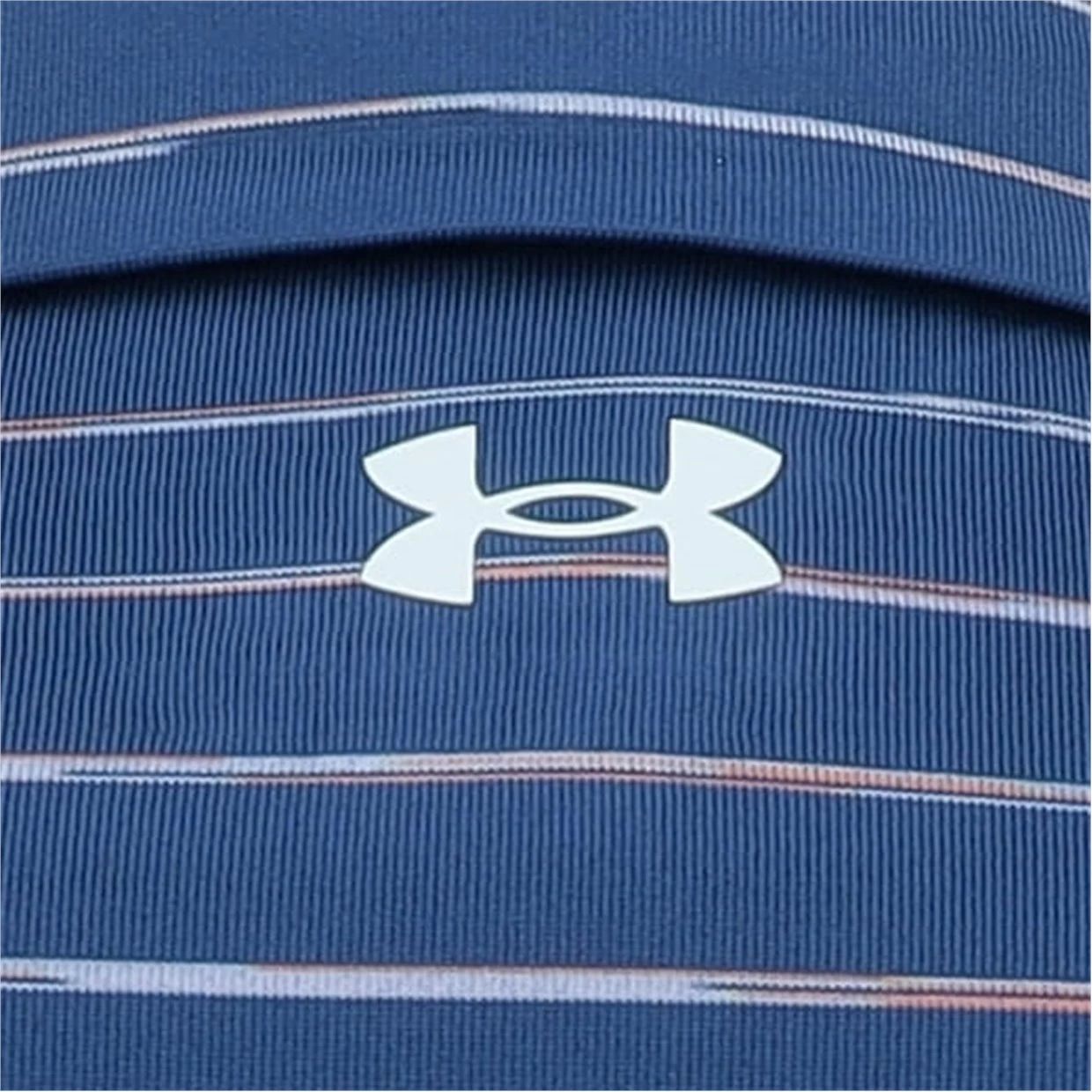 Under Armour Playoff 2.0 Space Dye Stripe Shirt Polo Short Sleeve Golf Apparel 6 Under Armour Playoff 2.0 Space Dye Stripe Shirt Polo Short Sleeve Golf Apparel - Image 4